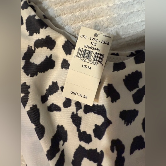 NWT  Aerie Leopard Print High Cut Cheeky Bikini Bottoms. - Picture 3 of 4